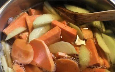 Dairy Free Sweet Potato Apple Bisque