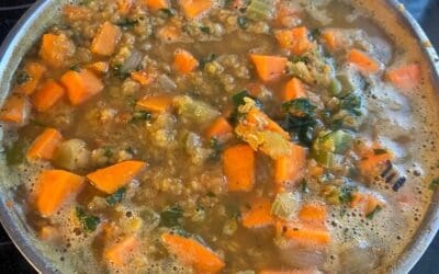 Red Lentil and Sweet Potato Soup